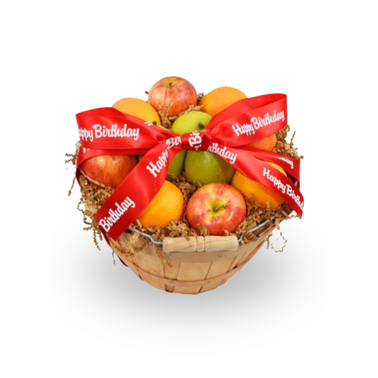 Happy Birthday Fruit Gift Basket