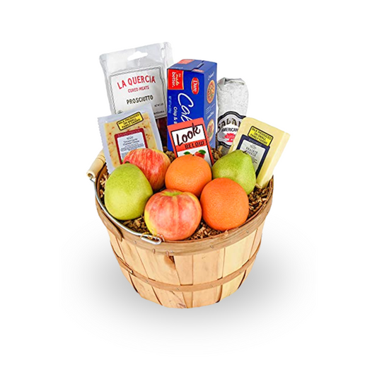 Artisan Fruit, Meat and Cheese Gift Basket